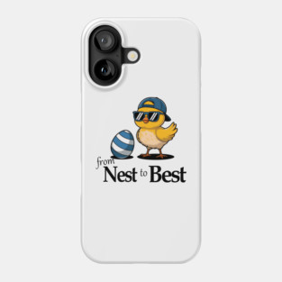 From Nest To Best Funny Baby Cool Easter Chick Sunglasses Phone Case