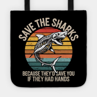 Save the Sharks Tote
