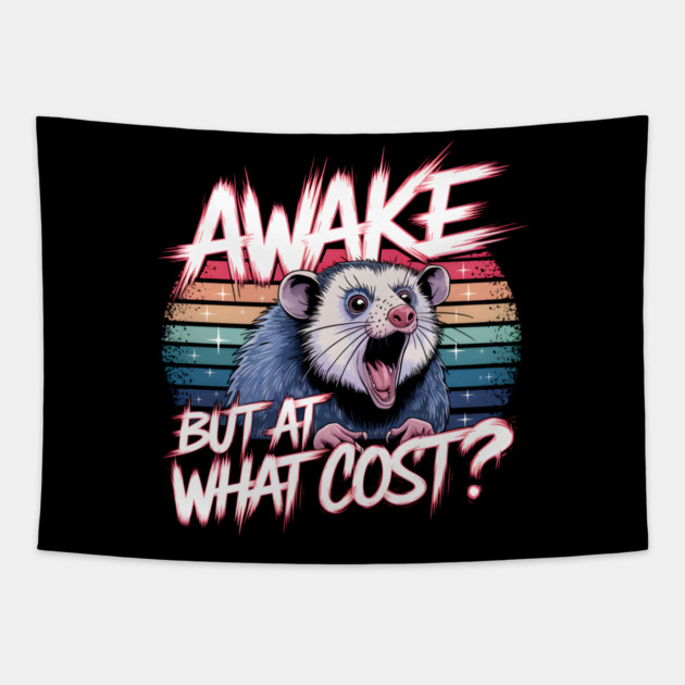 Awake But At What Cost? Tapestry by MakerMind8.2