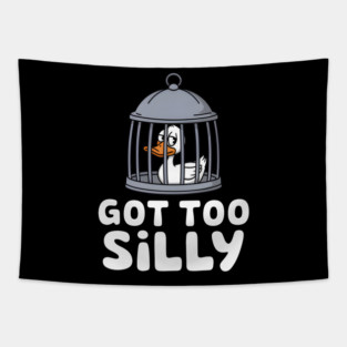 Got Too Silly Tapestry