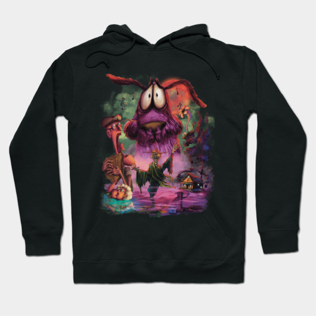Courage The Cowardly Dog - Return The Slab Hoodie
