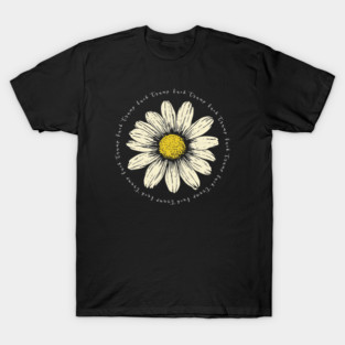 Subtle Anti Trump Shirts, FDT Fuck Trump, Boho Floral M2479 T-Shirt