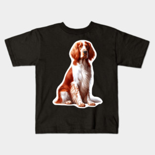 Irish Red and White Setter Kids T-Shirt