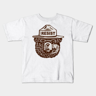 Smokey the Bear Resist Kids T-Shirt