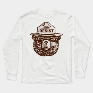 Smokey the Bear Resist Long Sleeve T-Shirt
