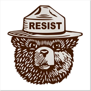Smokey the Bear Resist Posters and Art