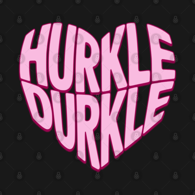 Hurkle Durkle Heart shape, Scottish slang for anyone who loves lounging in bed instead of getting up, rot day by Luxinda