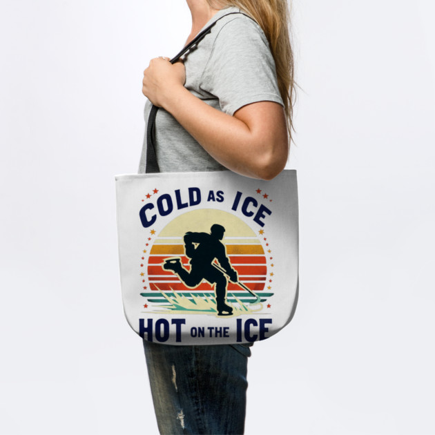 Cold as Ice, Hot on the Ice – Retro Hockey Player Design by Ben's Store 1