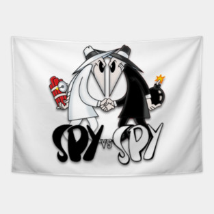 Spy vs Spy Classic Tapestry