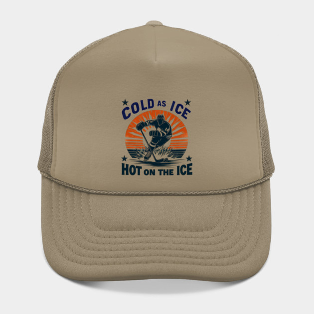 Cold as Ice, Hot on the Ice – Retro Hockey Player Design by Ben's Store 1