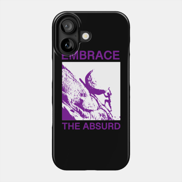 THE MYTH OF SISYPHUS: EMBRACE THE ABSURD Phone Case by Psychoanalytic's Store
