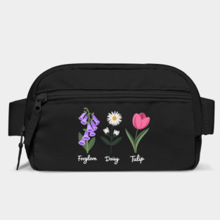 Subtle Floral Anti-Trump – Foxglove Daisy Tulip Bag