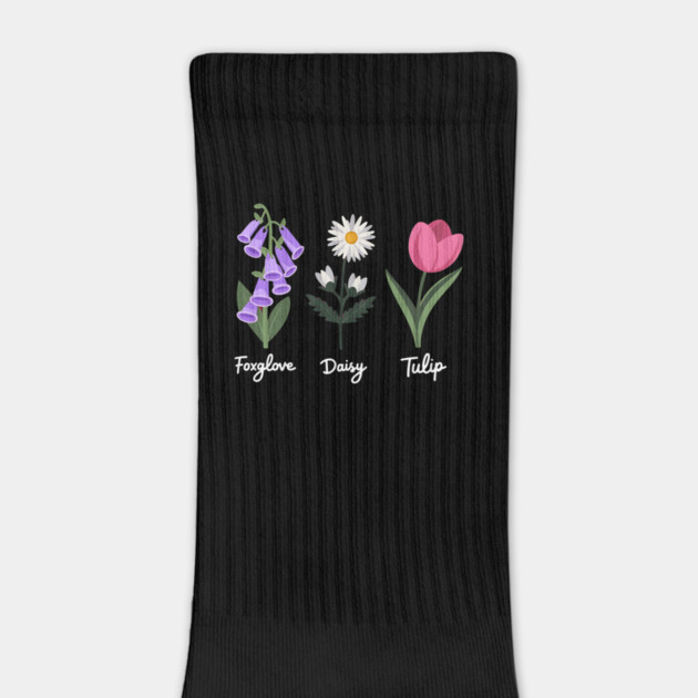Subtle Floral Anti-Trump – Foxglove Daisy Tulip by ArtistTee ⭐⭐⭐⭐⭐