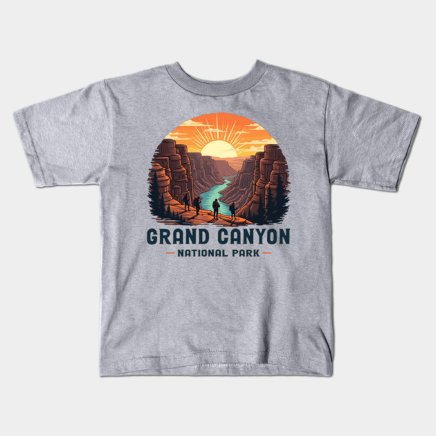 Grand Canyon National Park Kids T-Shirt by JessArty