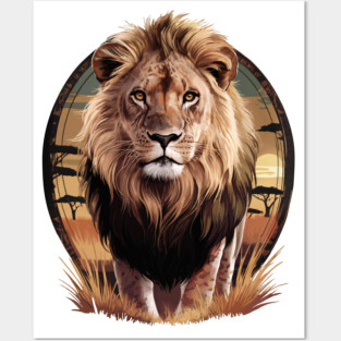 Savanna King Posters and Art