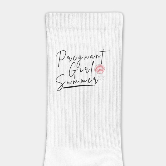 Pregnant Girl Summer by Creatifly Graphic Tees