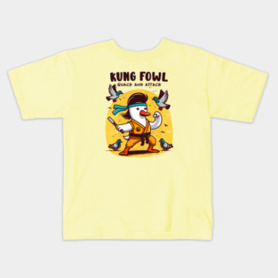 KUNG FOWL Kids T-Shirt