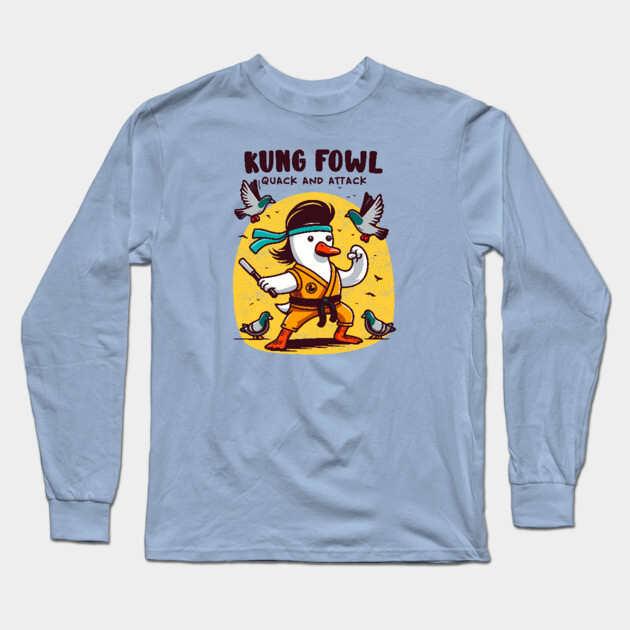 KUNG FOWL Long Sleeve T-Shirt by Fabrik