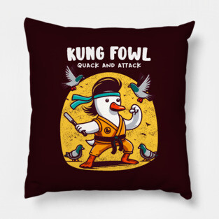 KUNG FOWL Pillow