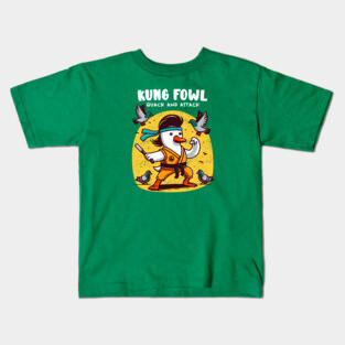 KUNG FOWL Kids T-Shirt