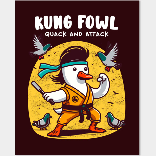 KUNG FOWL Wall Art by Fabrik