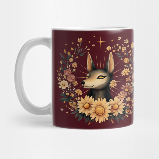 Anubis Egyptian Mythology Art – Dark Boho Aesthetic by TuncGK