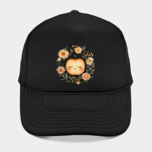 Cute Kawaii Apple – Whimsical Autumn Cottagecore Art Hat