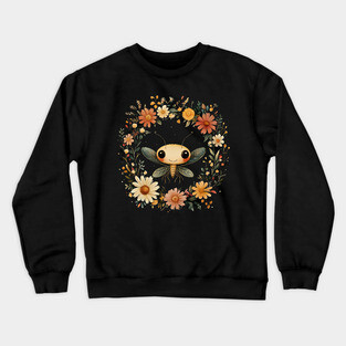 Adorable Baby Mantis – Minimalist Nature-Inspired Art Crewneck Sweatshirt