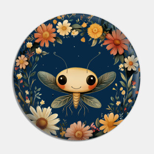 Adorable Baby Mantis – Minimalist Nature-Inspired Art Pin