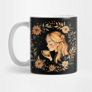 Cozy Coffee Lover Art – Warm Aesthetic Caffeine Print Mug
