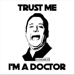 Dr. Harry Vanderspeigle M.D. Resident Alien Artwork Posters and Art