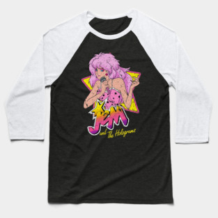 Jem And The Holograms Rockstar # Kijang Mas Baseball T-Shirt