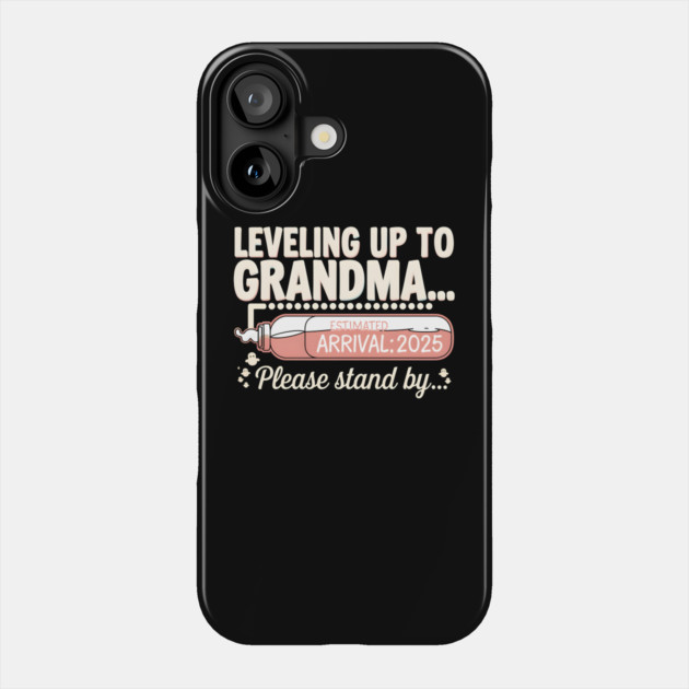 Leveling Up To Grandma 2025 Phone Case by MakerMind8.2