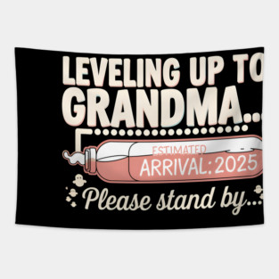 Leveling Up To Grandma 2025 Tapestry