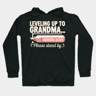Leveling Up To Grandma 2025 Hoodie