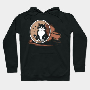 Cat in a Cup Hoodie