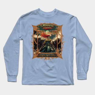 Boudica Warrior Queen - Fear the Fury of Boudica Long Sleeve T-Shirt