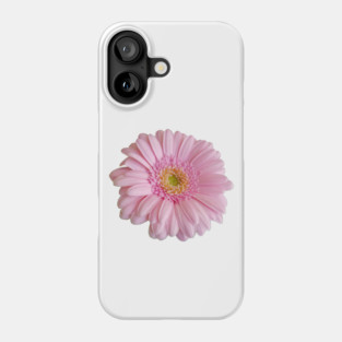 Pink Gerbera Floral Photo Phone Case