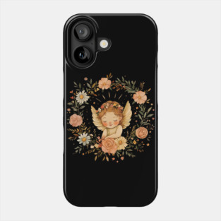 Cute Cupid Angel – Whimsical Love & Romance Illustration Phone Case