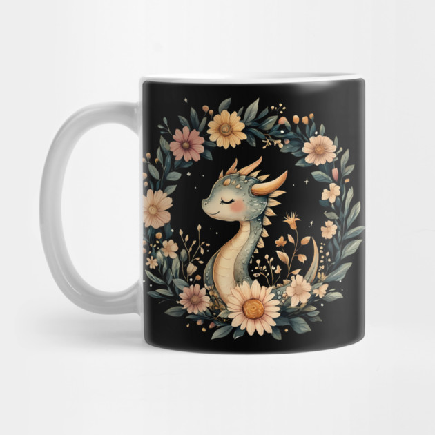 Enchanted Dragon Art – Mystical Mythology Illustration by TuncGK