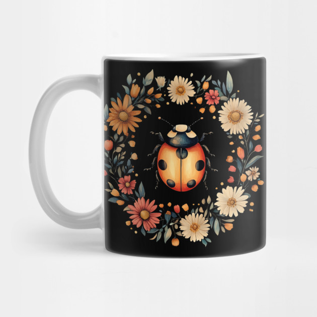 Whimsical Ladybug Art – Lucky Nature-Inspired Design by TuncGK