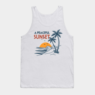 A Peaceful Sunset Tank Top