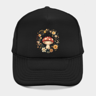 Enchanted Mushroom Art – Whimsical Nature & Forest Design Hat
