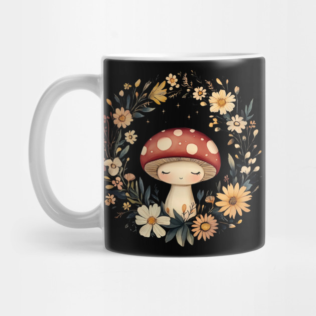 Enchanted Mushroom Art – Whimsical Nature & Forest Design by TuncGK
