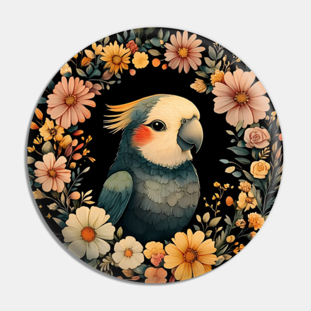 Colorful Parrot Art – Vibrant Tropical Bird Illustration Pin by TuncGK