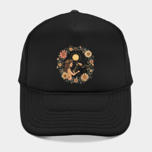 Taurus Zodiac Illustration – Earth Sign Astrology Art Hat
