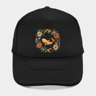 Pisces Zodiac Art – Mystical Water Sign Illustration Hat
