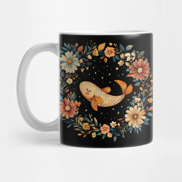 Pisces Zodiac Art – Mystical Water Sign Illustration by TuncGK