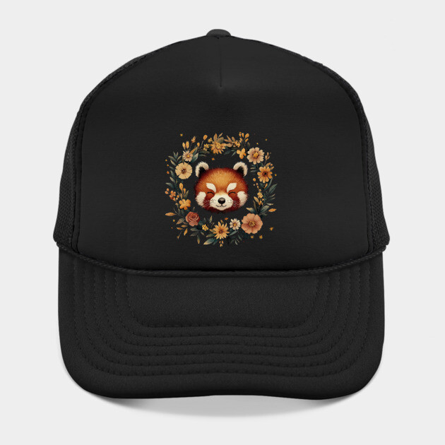 Cute Red Panda Illustration – Cozy Nature-Inspired Animal Art by TuncGK