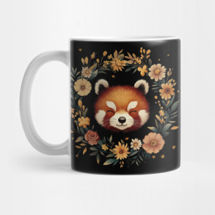 Cute Red Panda Illustration – Cozy Nature-Inspired Animal Art Mug